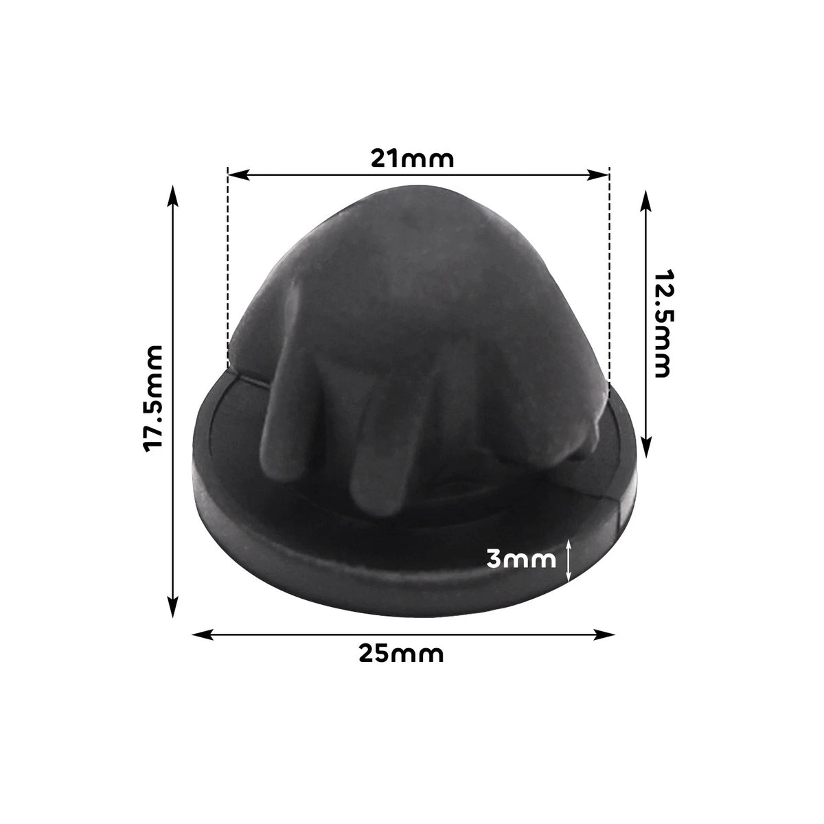Set of 4 Engine Cover Trim Rubber Mount Bush Bump Stops for BMW (11127614138)