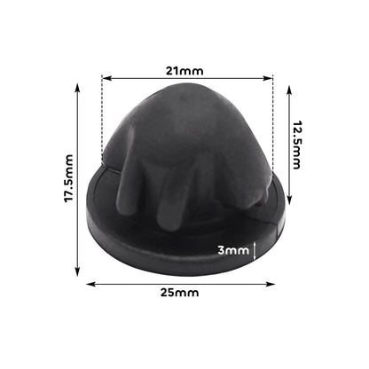 Set of 4 Engine Cover Trim Rubber Mount Bush Bump Stops for BMW (11127614138)