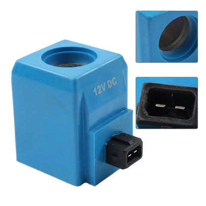 Solenoid Coil Flat Pin for 477/00824, 02/124661, 25/221054, 25/103001 (12V)