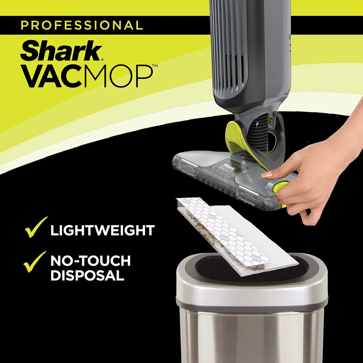 46 Count Disposable Hard Floor Pad Refills for Shark VACMOP
