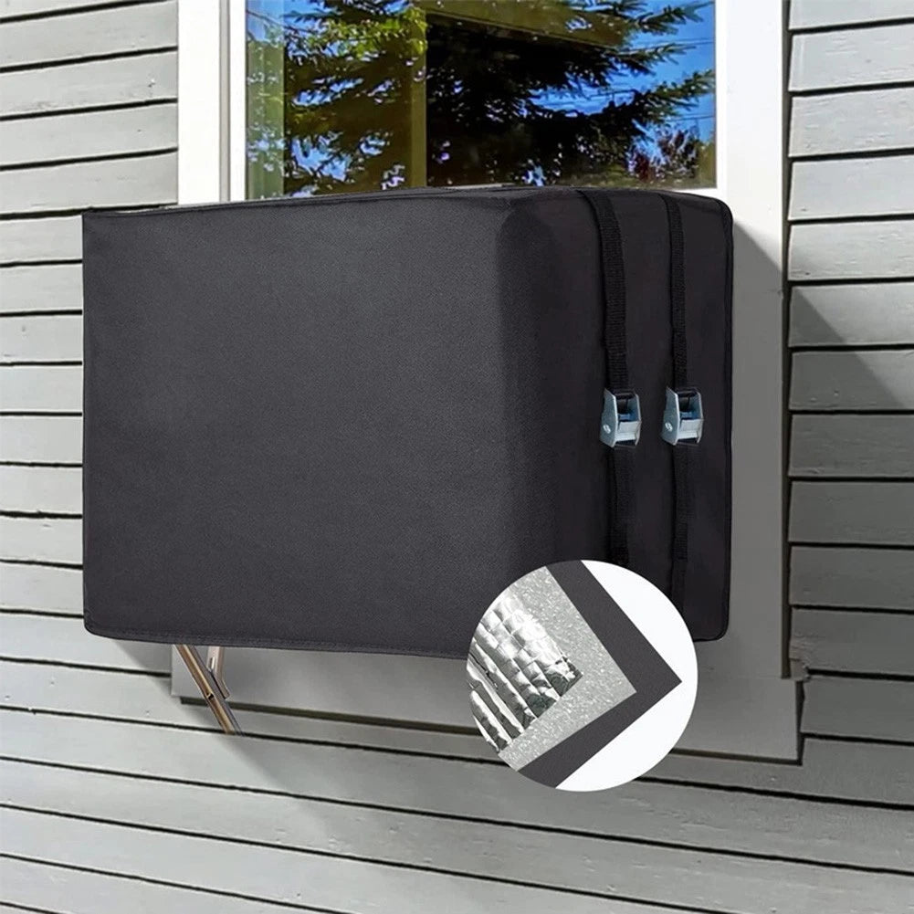 Outdoor Air Conditioner Cover 65x45.5x52 cm with Secure Metal Straps