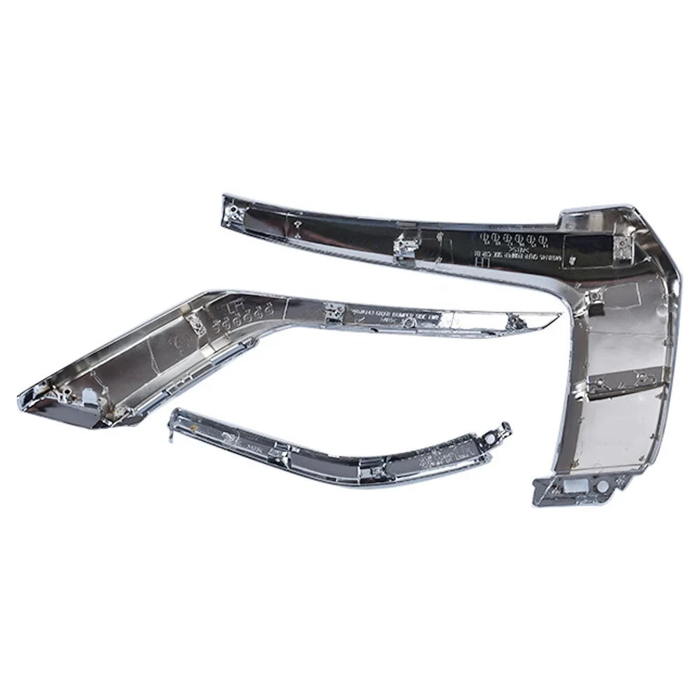Set of Front Bumper Chrome Trim Molding for Mitsubishi Outlander (2016–2020)