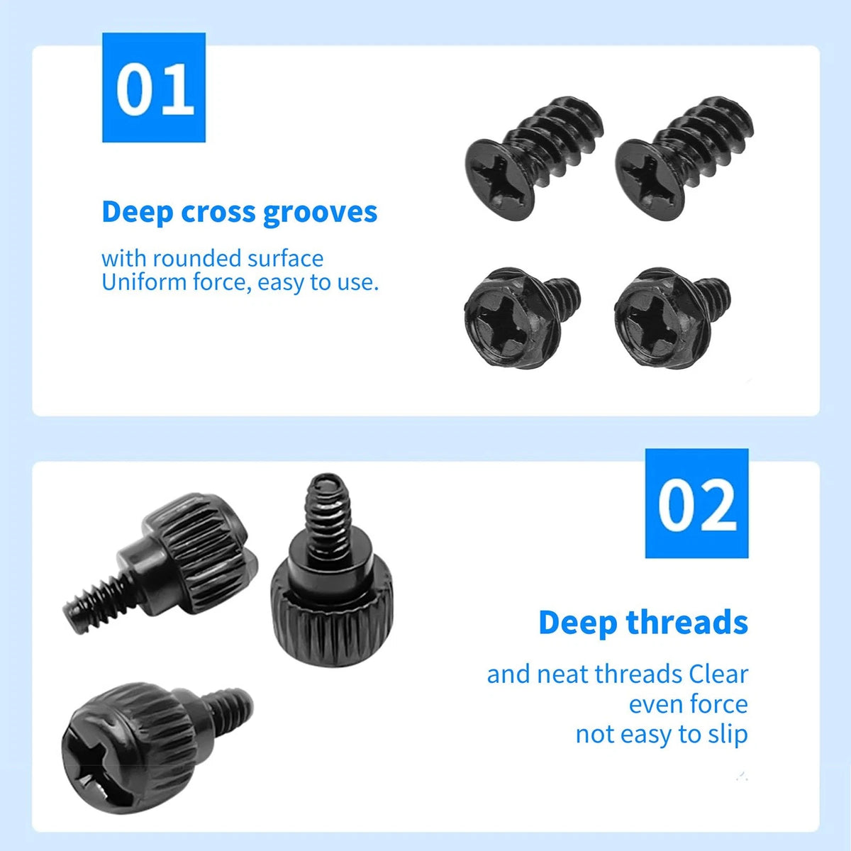 420pcs Computer Screws and Motherboard Standoffs Kit (0.138 inches x M3)