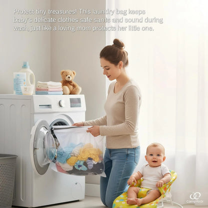 Mesh Laundry Bag for Delicates - Gentle Protection Clothes Wash (3S)