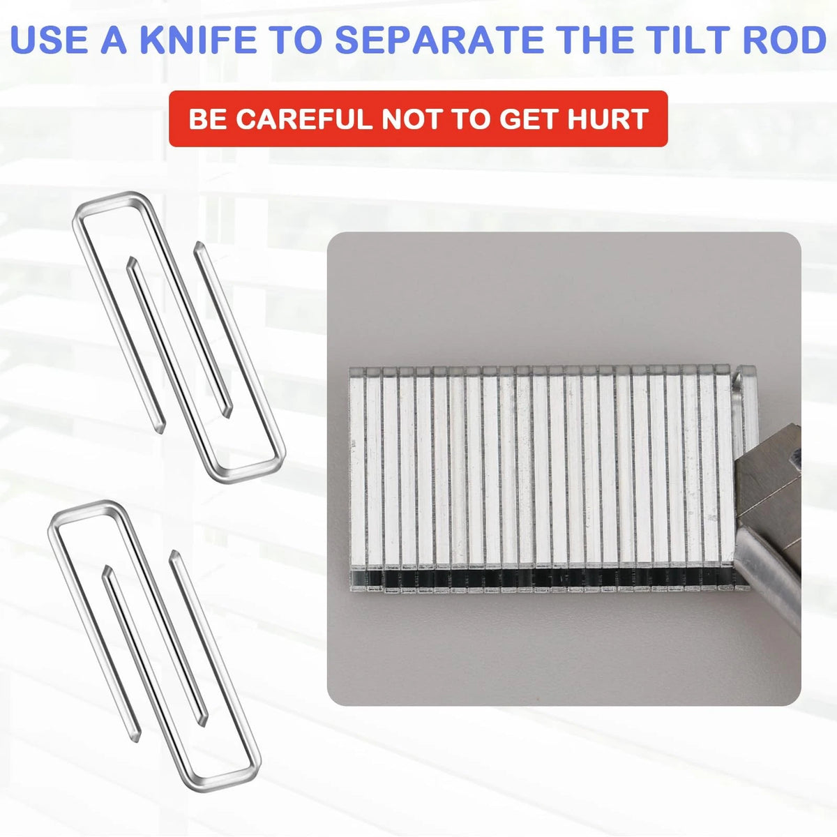 80 Pieces Repair Tool for Plantation Shutters (1.9cm, Silver)