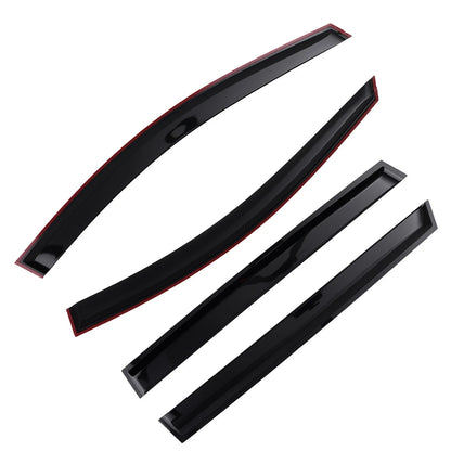 Window Visor Vent Deflector Guard for Ford Edge (2015–2024) Black Tinted