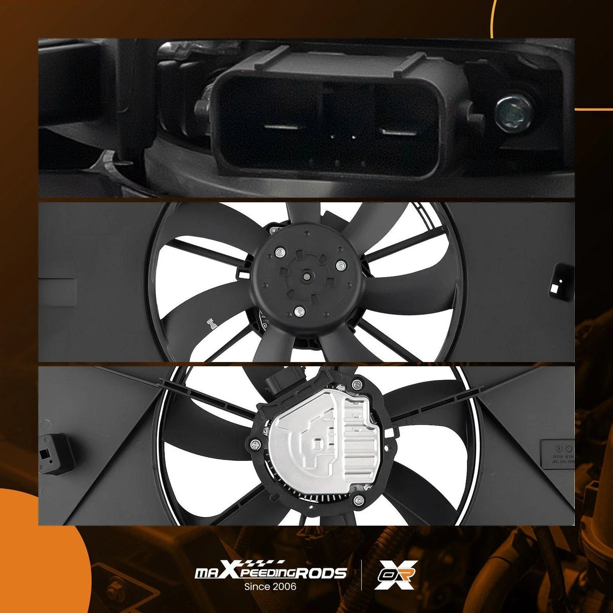 Radiator Fan Assembly with Brushless Motor for Lexus UX200 (2019–2023)