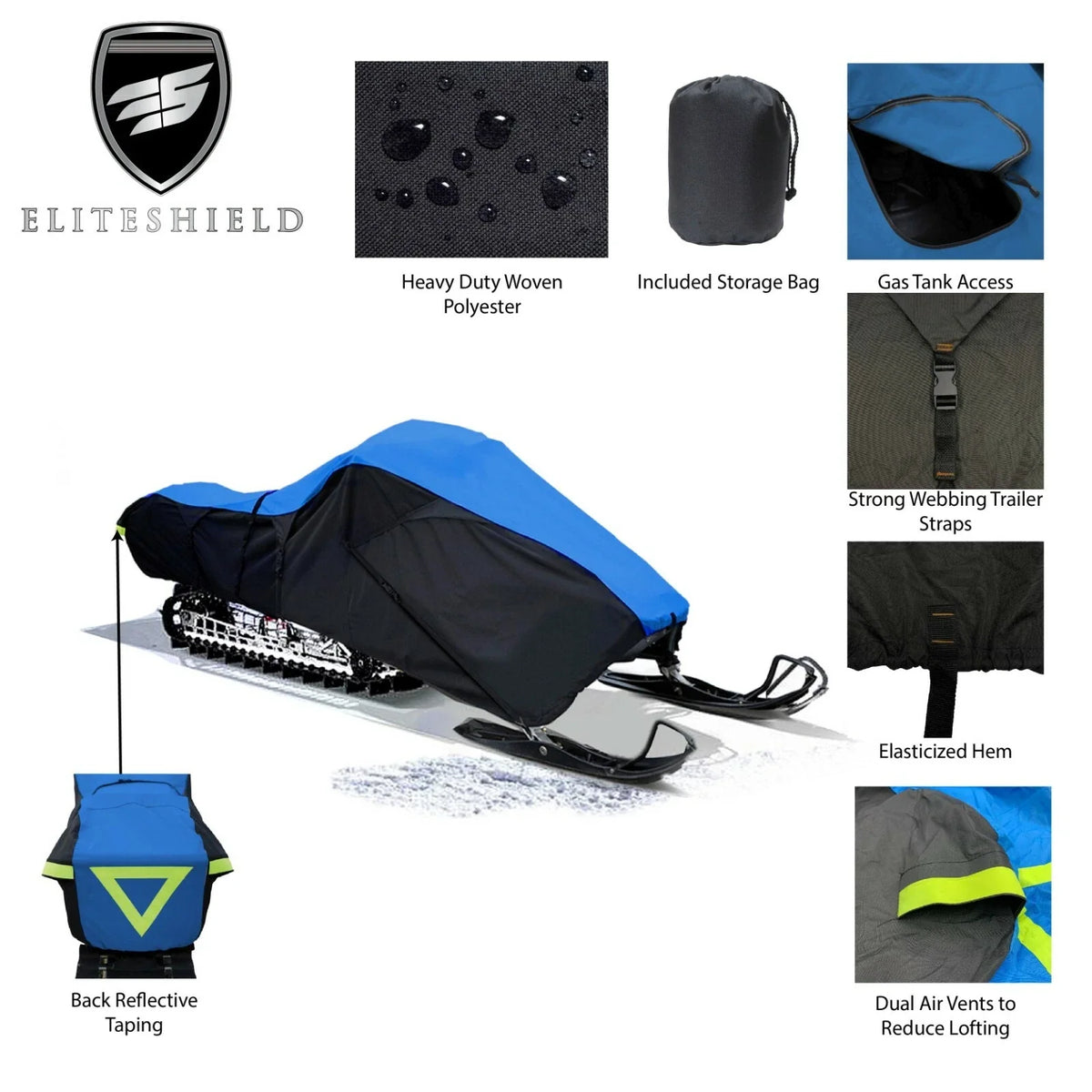 Ski Doo Skandic Deluxe Snowmobile Trailerable Storage Cover (Weatherproof)