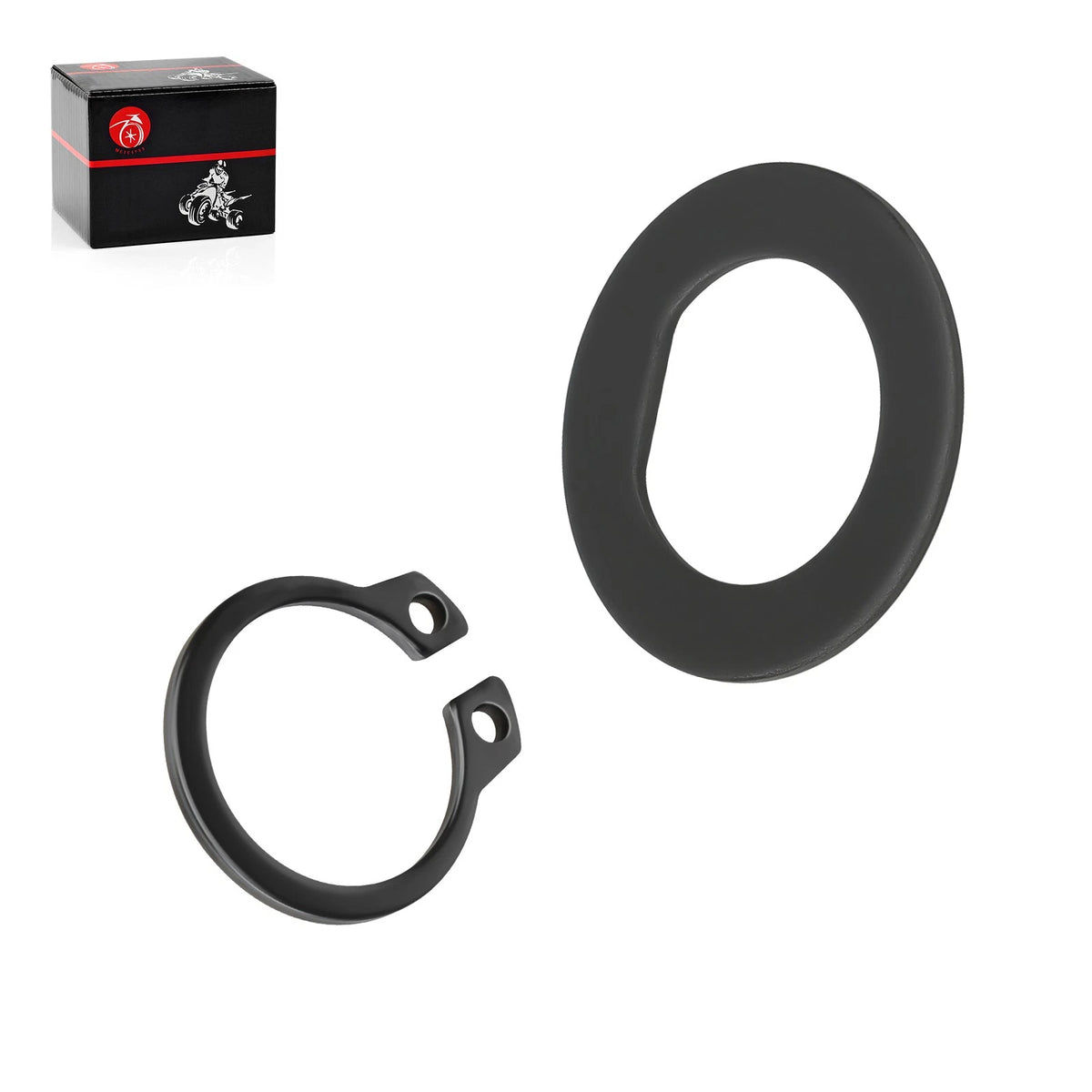 Idler Gear Circlip & Washer Set for Yamaha Banshee 350 (1987–2006) 99009-15400-00, 90214-15020-00