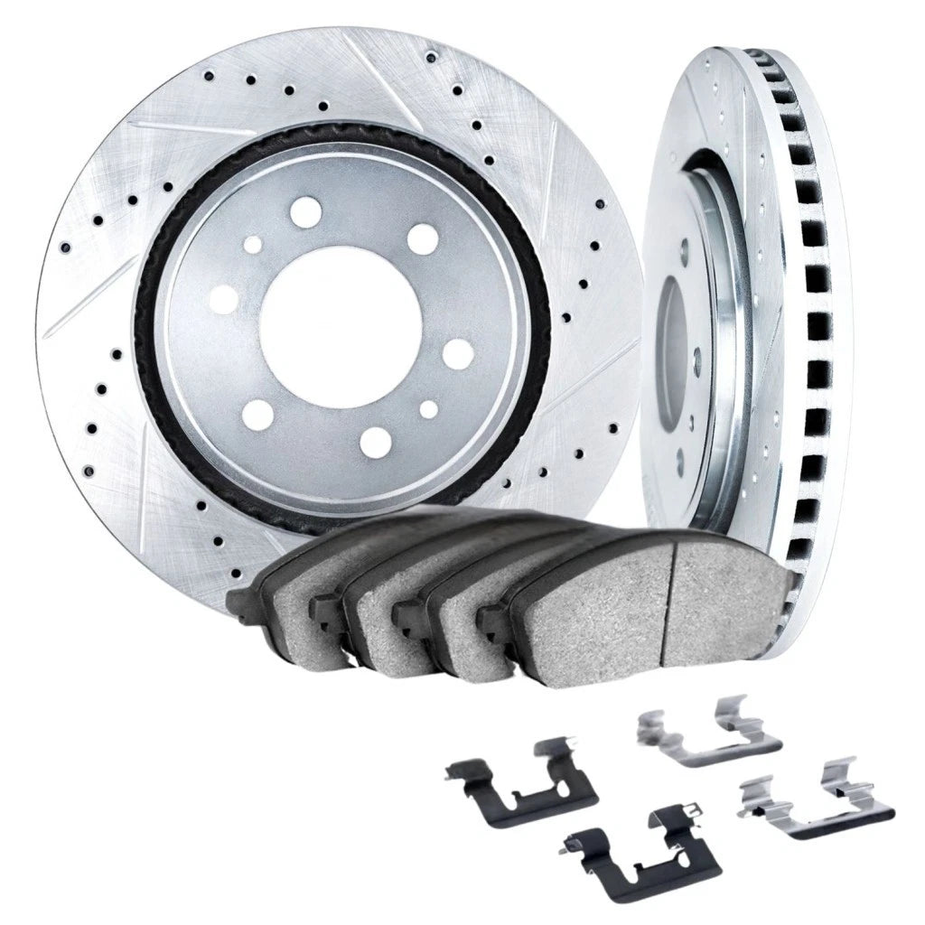 Set of 2 Front Rotors for Chevy Avalanche/Suburban 1500 (2007) ALX-PAU-DF-7512-48057-CLA3