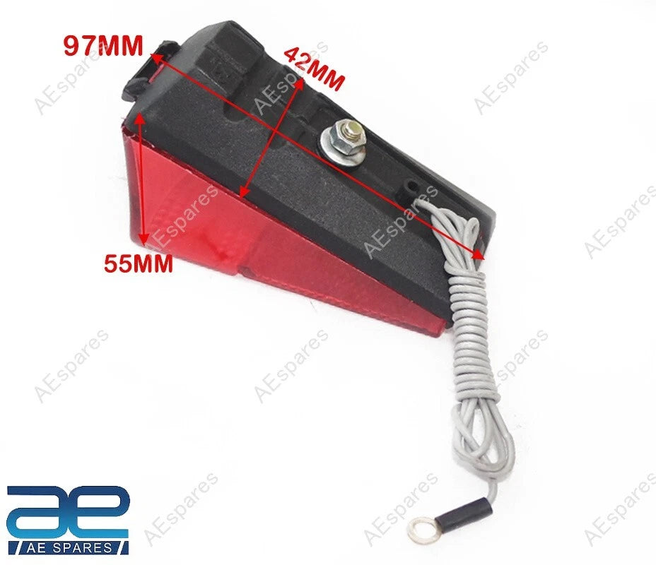 Complete Illumination Dynamo Front Lamp & Rear Light for Vintage Bicycle