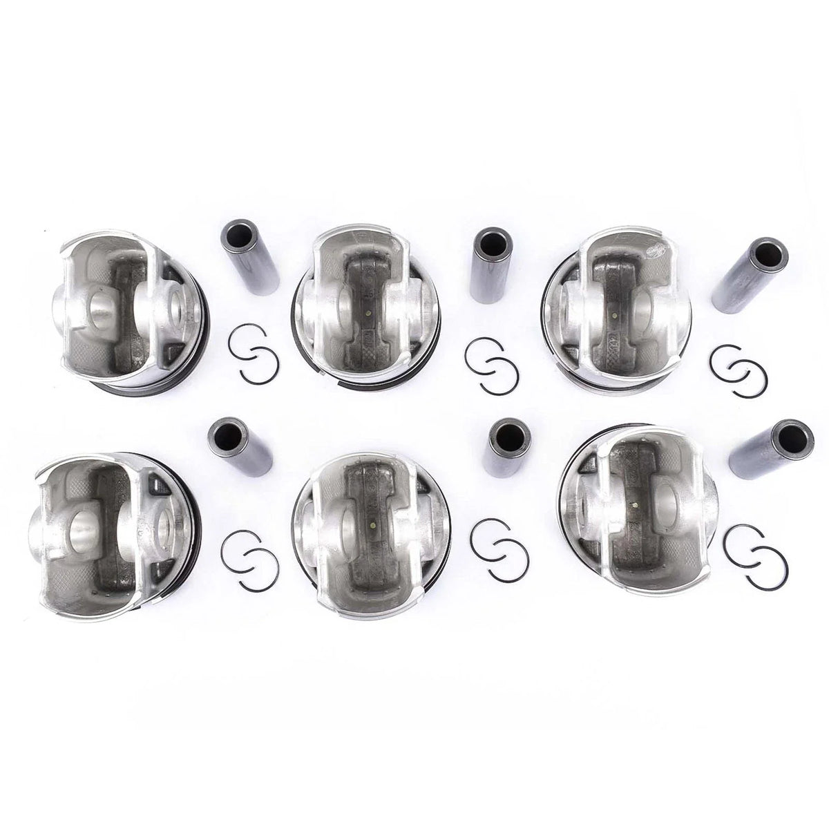Set of 6 Pistons for VW Touareg, Audi A6 A7 A8 Q5 Q7 S4 S5 (2009–2017)