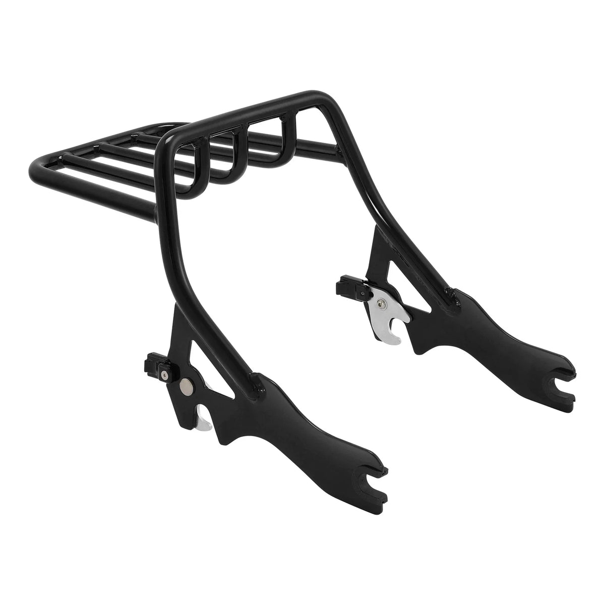 2X Black Two-Up Luggage Rack for Harley Sport Glide Low Rider (2018–2025)