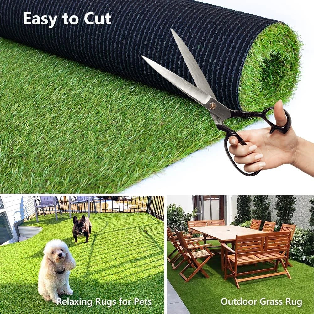 4FT x 10FT Artificial Synthetic Grass Turf for Outdoor Use
