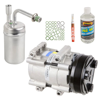 AC Compressor with A/C Repair Kit for Lincoln Continental (1995–2002) 60-81412RK, 0233089, 041306