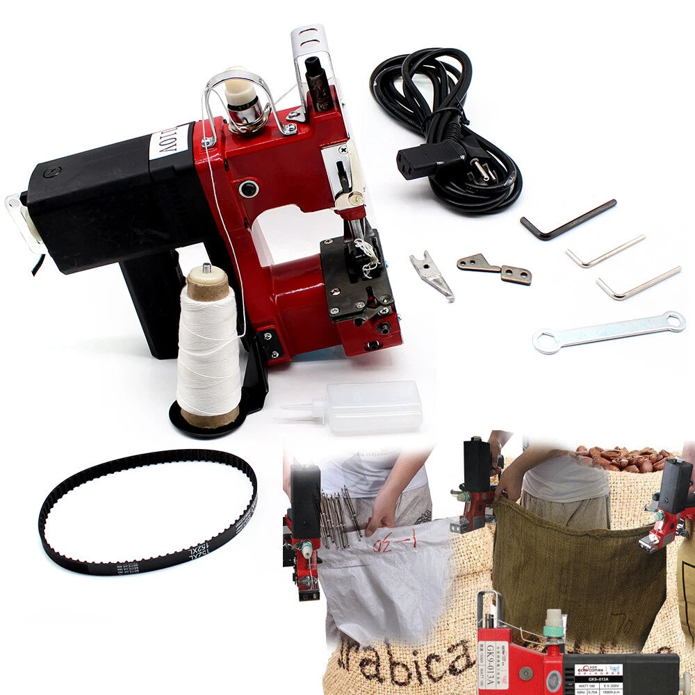Portable Electric Bag Sewing Machine for Sack Closing (110V)