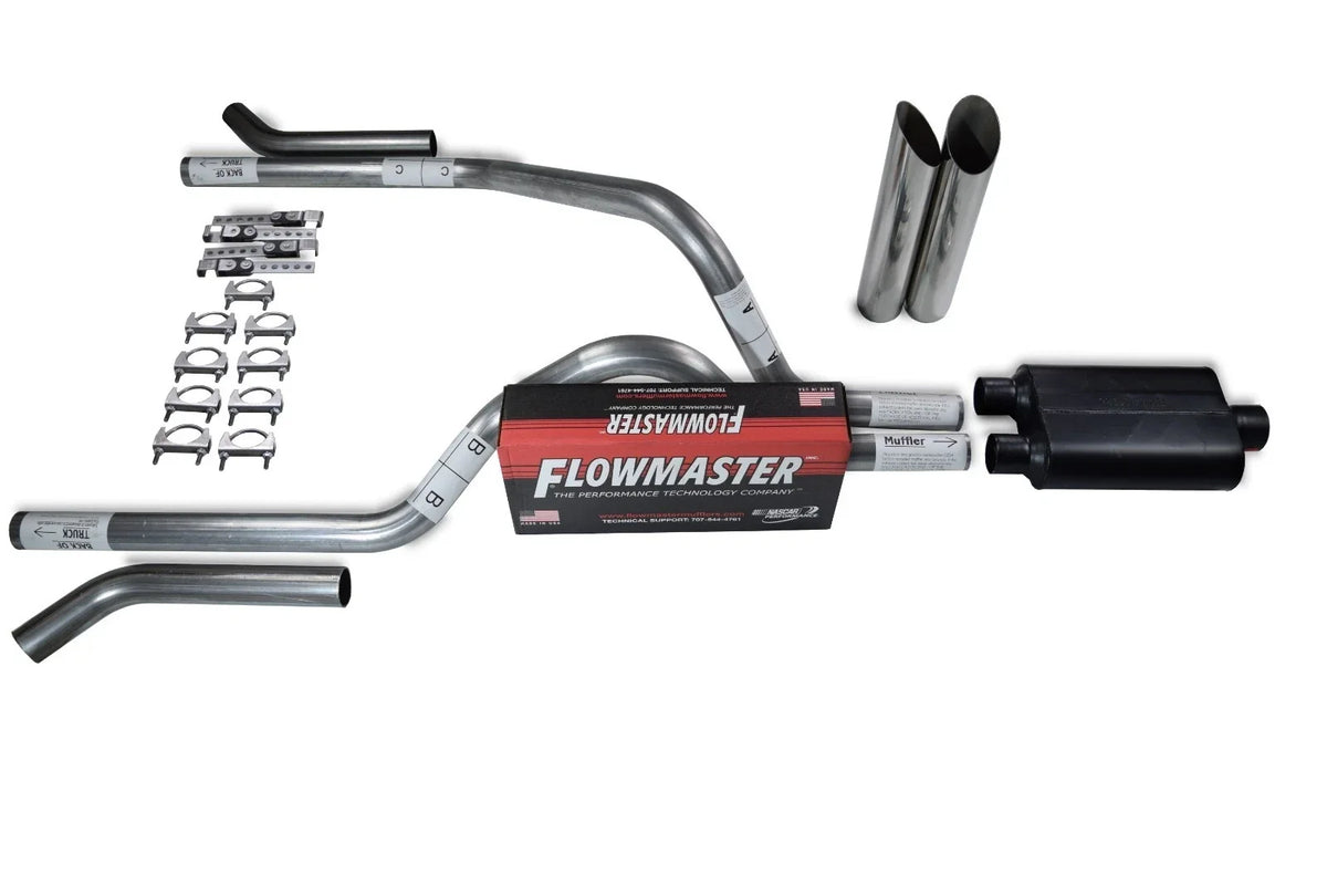 2.5" Dual Exhaust Kit for Dodge Dakota (1987–1996) - Flowmaster Super 44