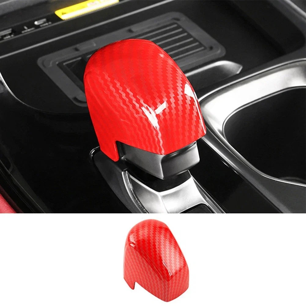 ABS Carbon Fiber Gear Shift Knob Trim for Lexus RX350 500h (2023–2024)