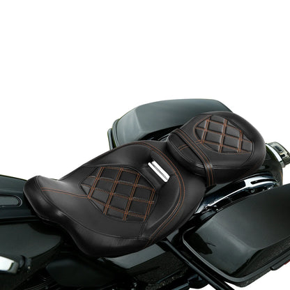 Driver Passenger Seat for Harley Touring Street Road Glide King (2009–2023)