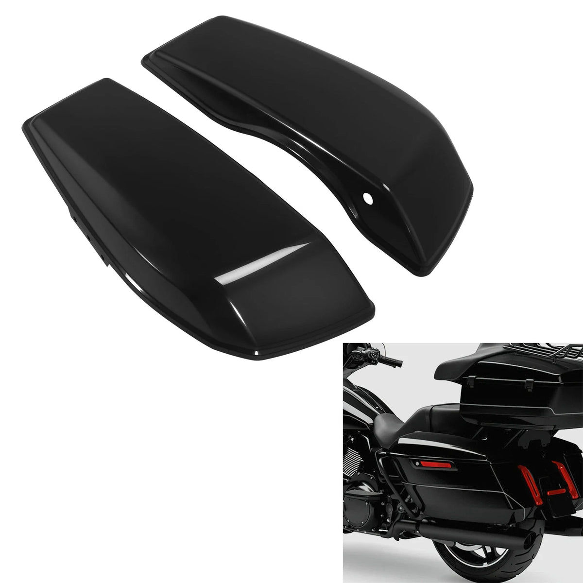 Unpainted Hard Saddlebag Lids for Harley Touring Street Road Glide (2024–2024)