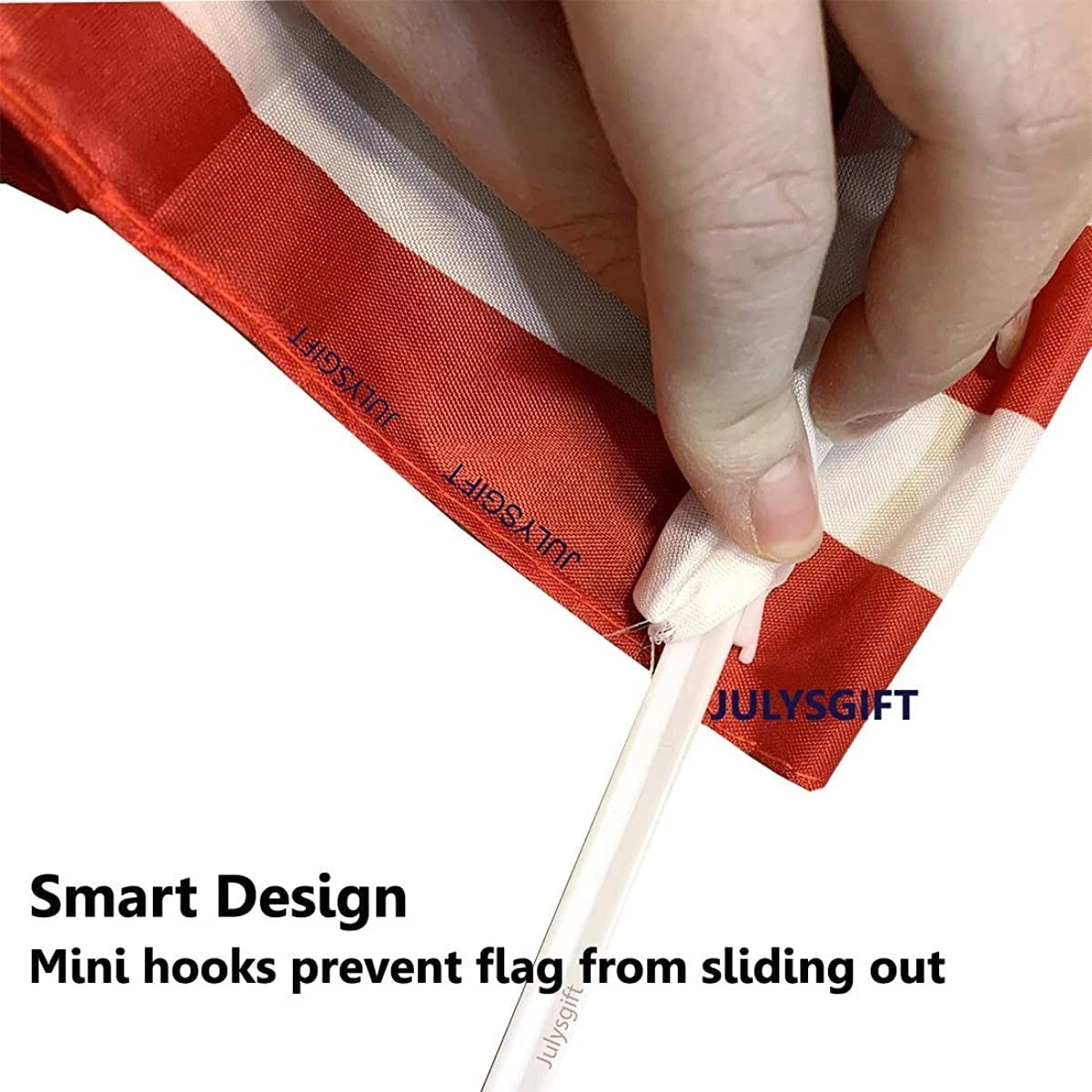 Pack of 2 US Car Flags for American Vehicles (Cflag2021-2pk)