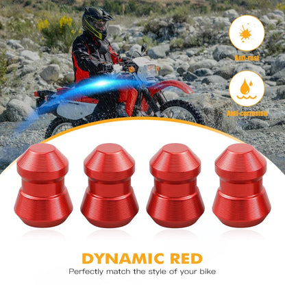 Front Fork Air Valve Cap + Tire Stem Caps for Honda XR650L (1993–2025)
