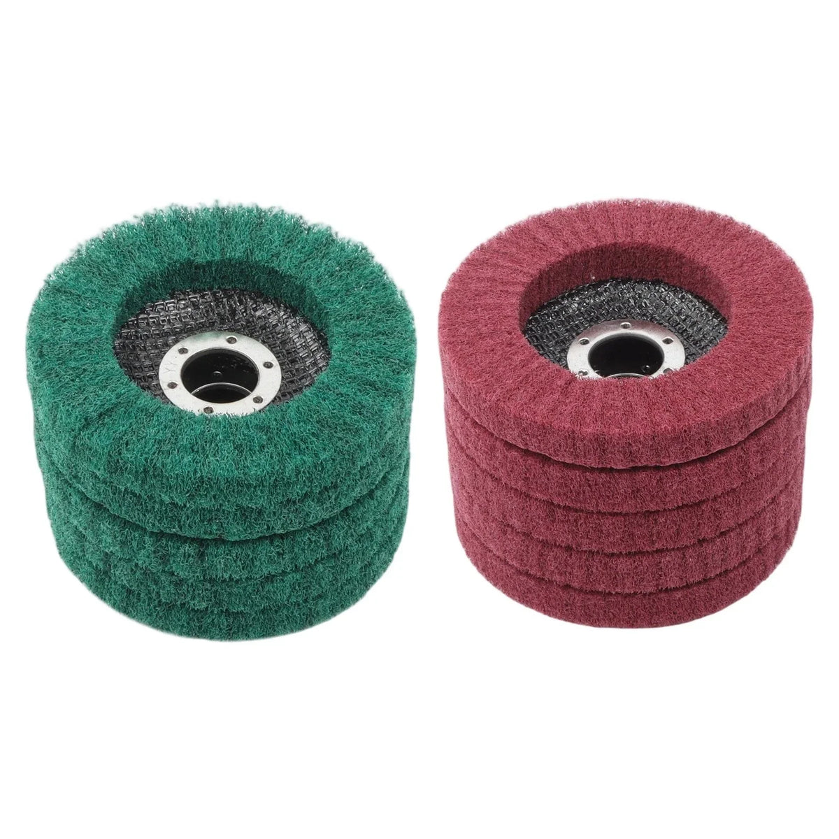 10Pcs 180 & 320 Grit Scour Flap Discs for Angle Grinder (4.5 inch)