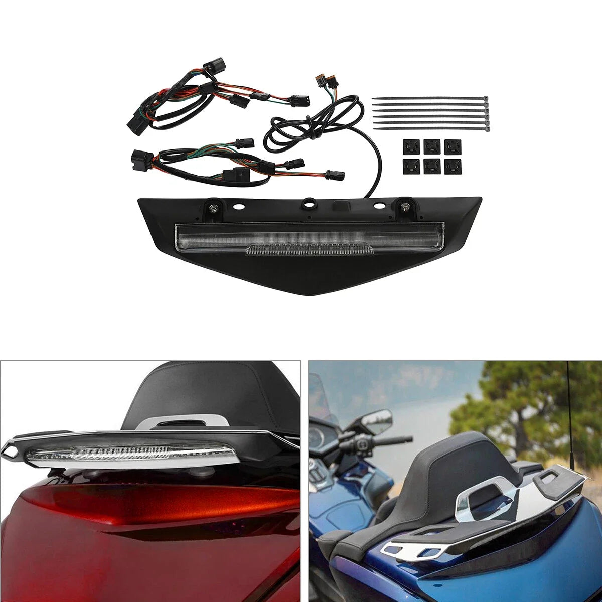 Trunk Luggage Rack LED Brake Light for Honda Goldwing GL1800 (2018–2025)
