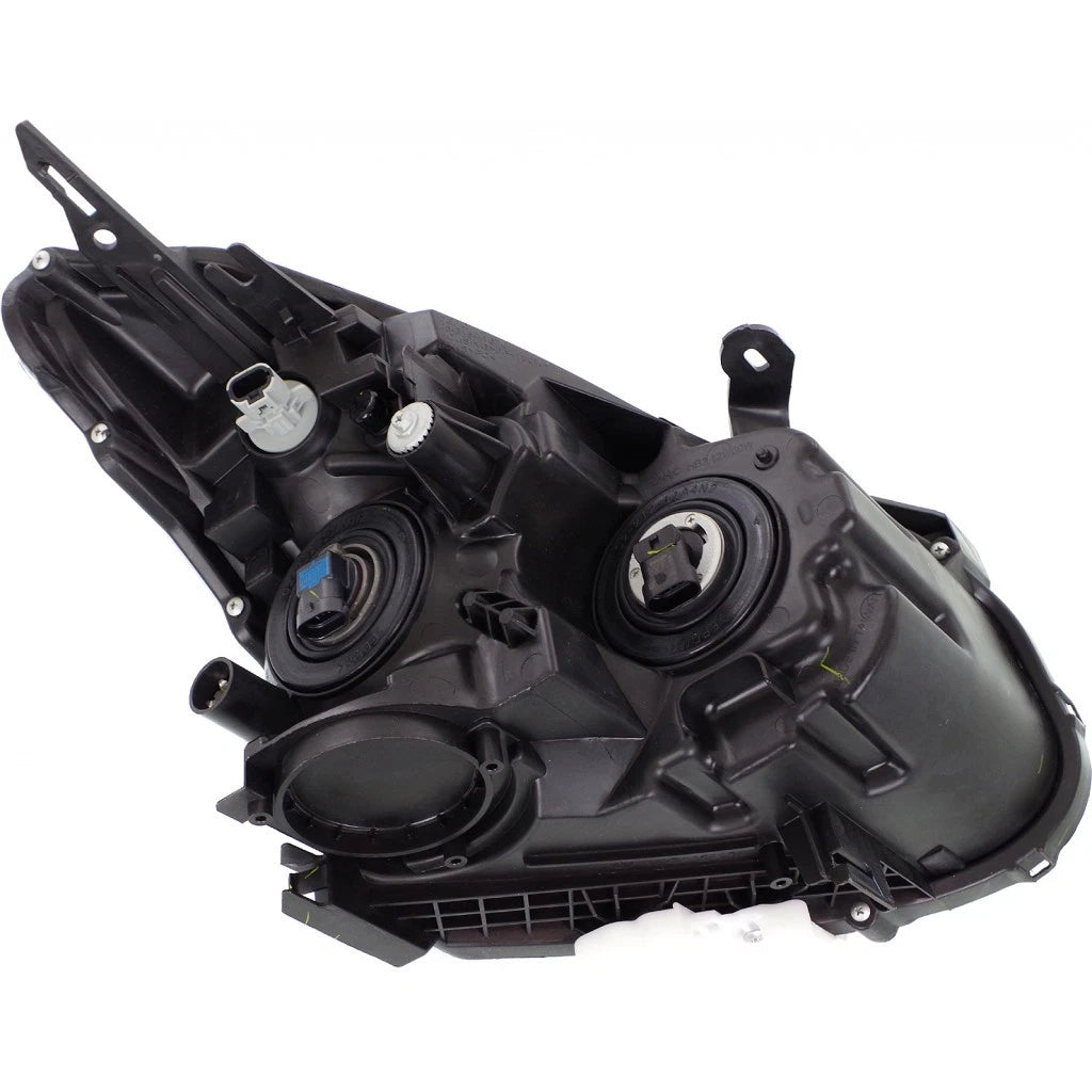 Driver Side Headlight Halogen Black Bezel for Nissan Rogue Select (2014) CLX-M1-314-1181L-AF2, NI2502231