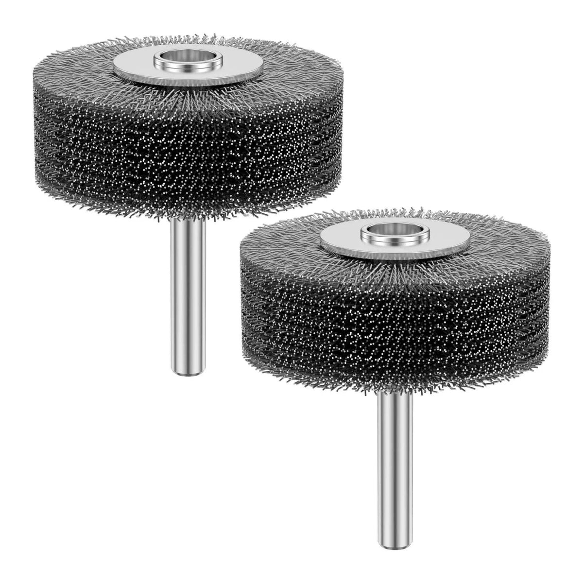 2x 2" Stainless Steel Wire Wheel Brush for Die Grinder Rotary Tool 1/4"