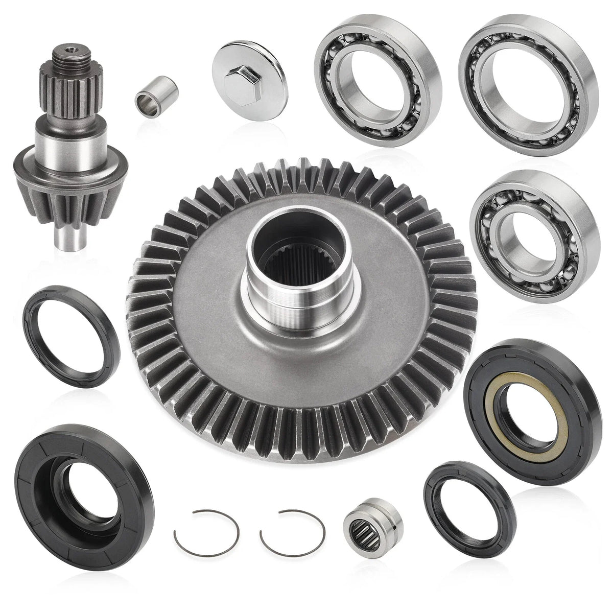 Rear Differential Bearing Seal Ring Pinion Gear for Honda Rancher (2000–2013)