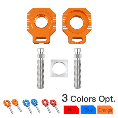 CNC Rear Axle Block Chain Adjuster for KTM 85SX (2003–2014), 250-450 SXF XCF XC (2000–2012)