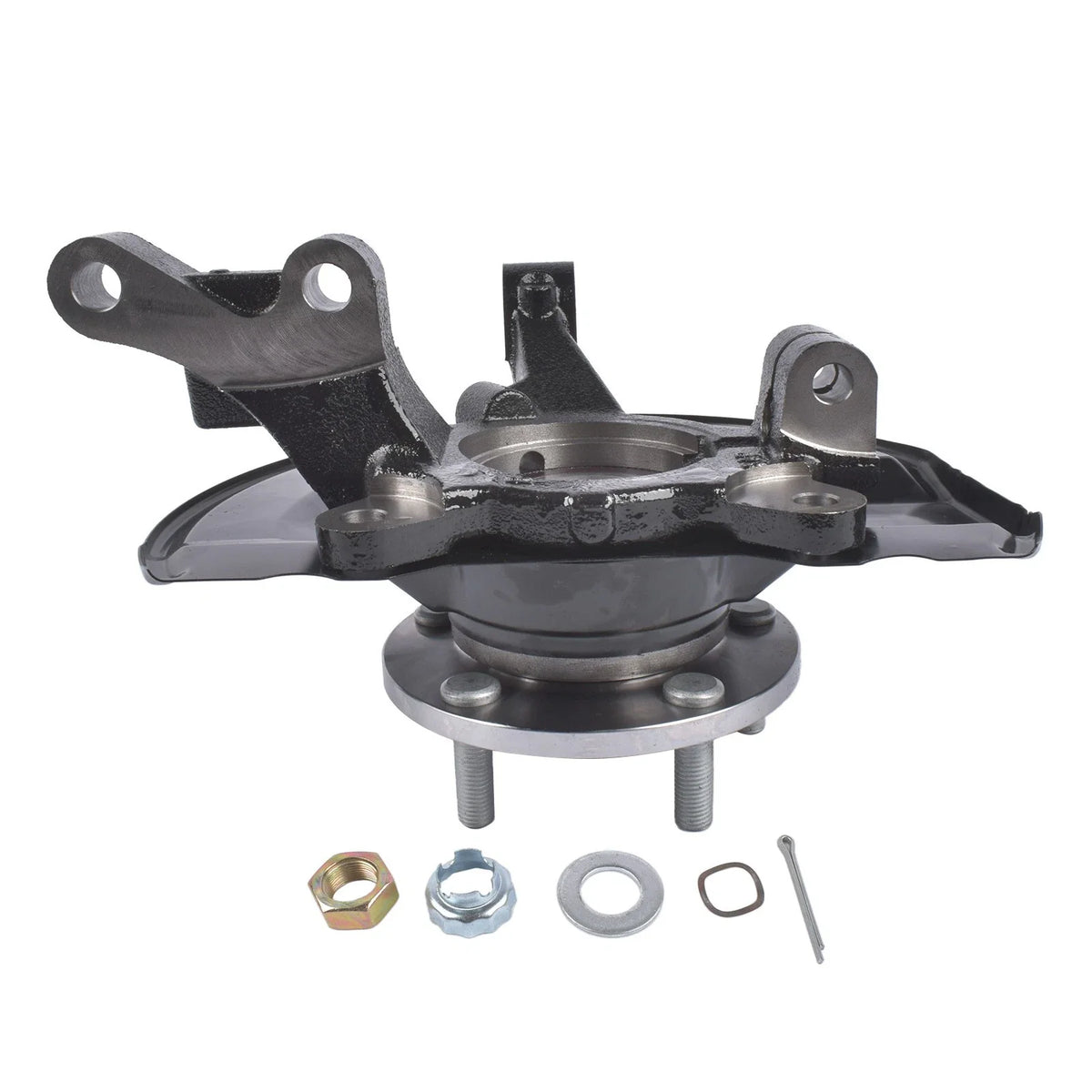 Front Passenger Steering Knuckle and Hub Bearing for Mitsubishi Outlander (2007–2018)