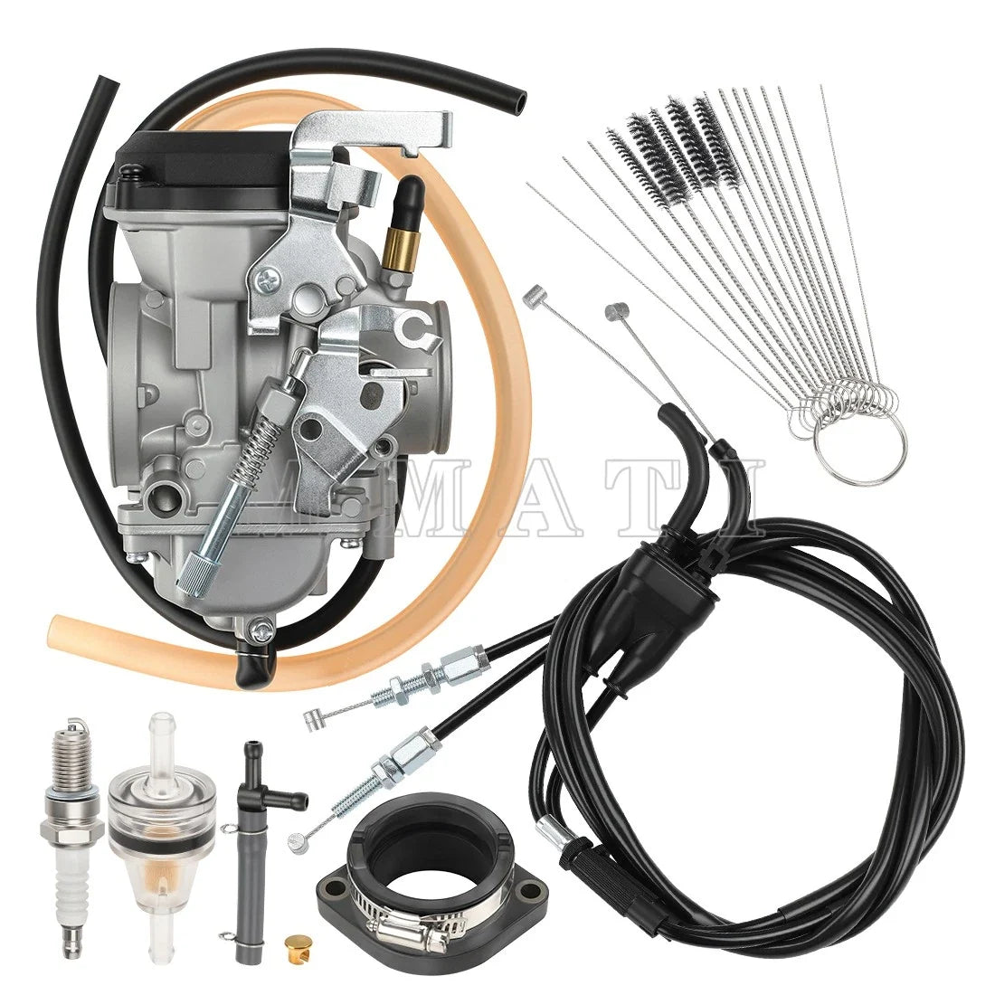 Carburetor for Kawasaki KLR650 (2008–2018) w/ Throttle Cable, Intake Manifold