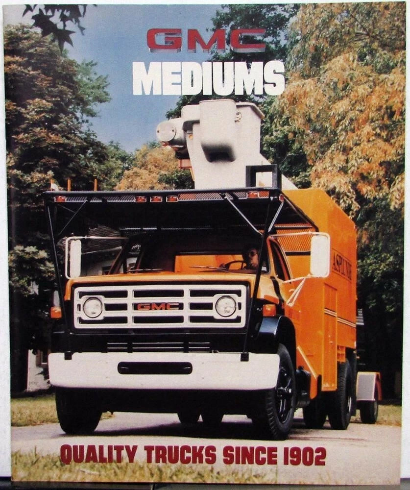 Sales Brochure for GMC Medium Trucks Series 5000 6000 7000 (1981)