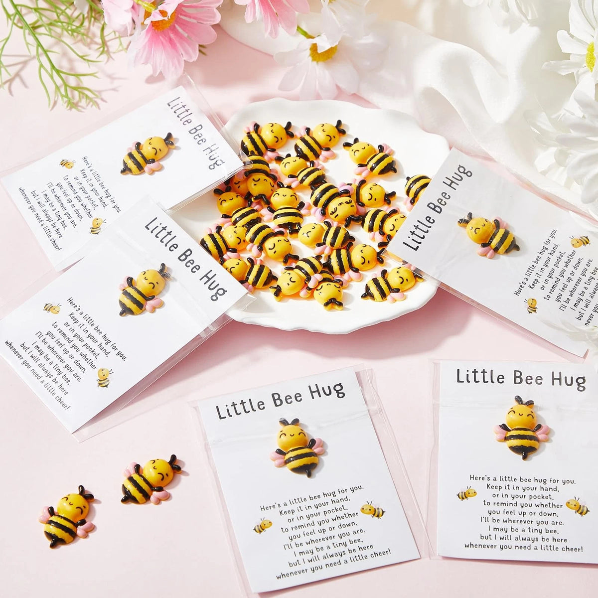 Set of 30 Pocket Hug Tokens for Teacher Appreciation Gifts