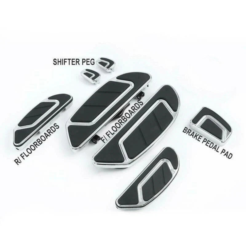 Floorboard Brake Pedal Shift Pegs for Harley Touring Road King (1986–Present)