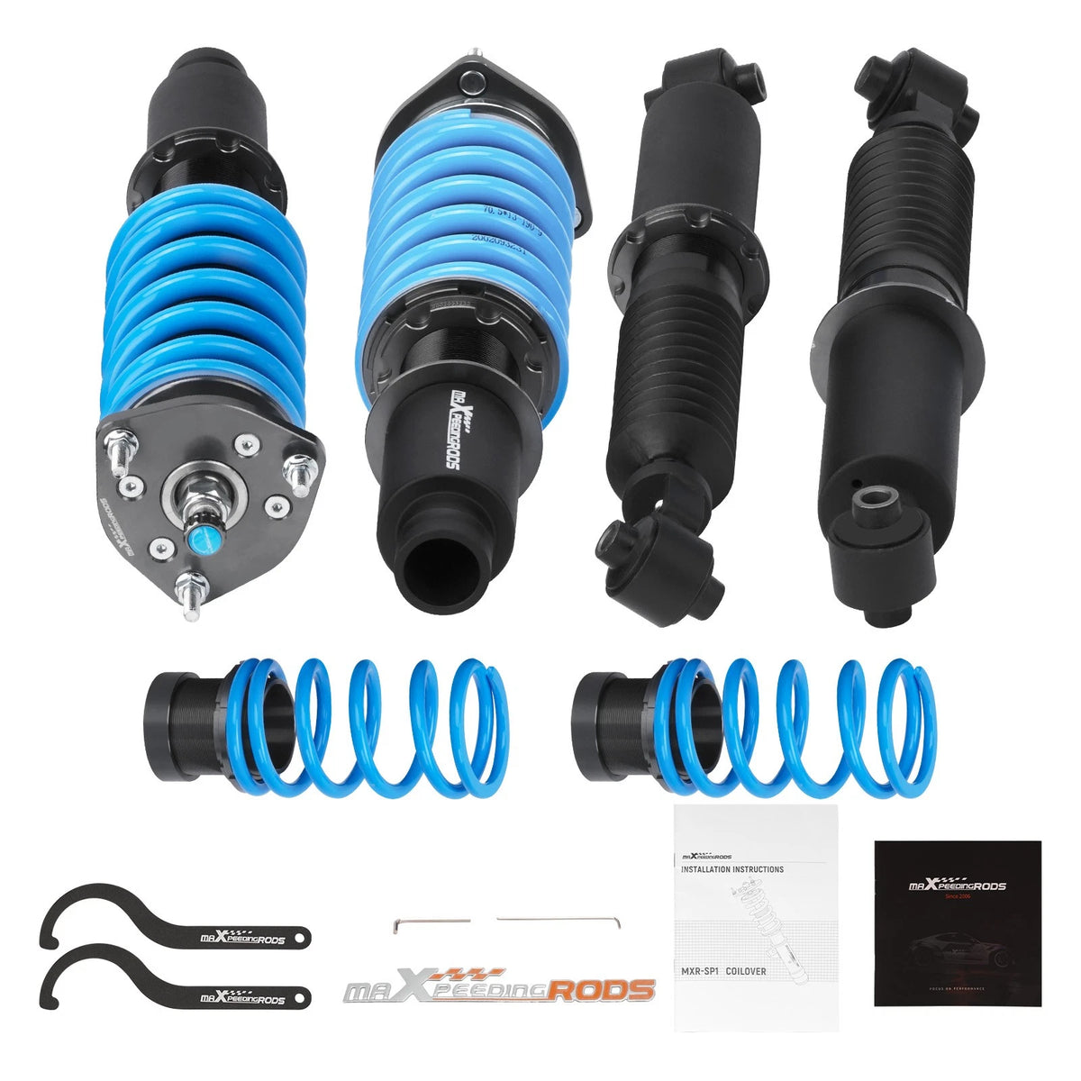 Set of 2 T6 Coilovers Suspension Struts for Mazda 6 (2003–2006) 623OFZ