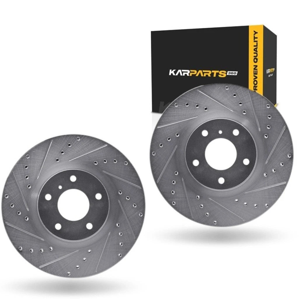 Drilled and Slotted Rotors for Infiniti EX37 (2013) ALX-PAU-DF-7002-67001-CLA17
