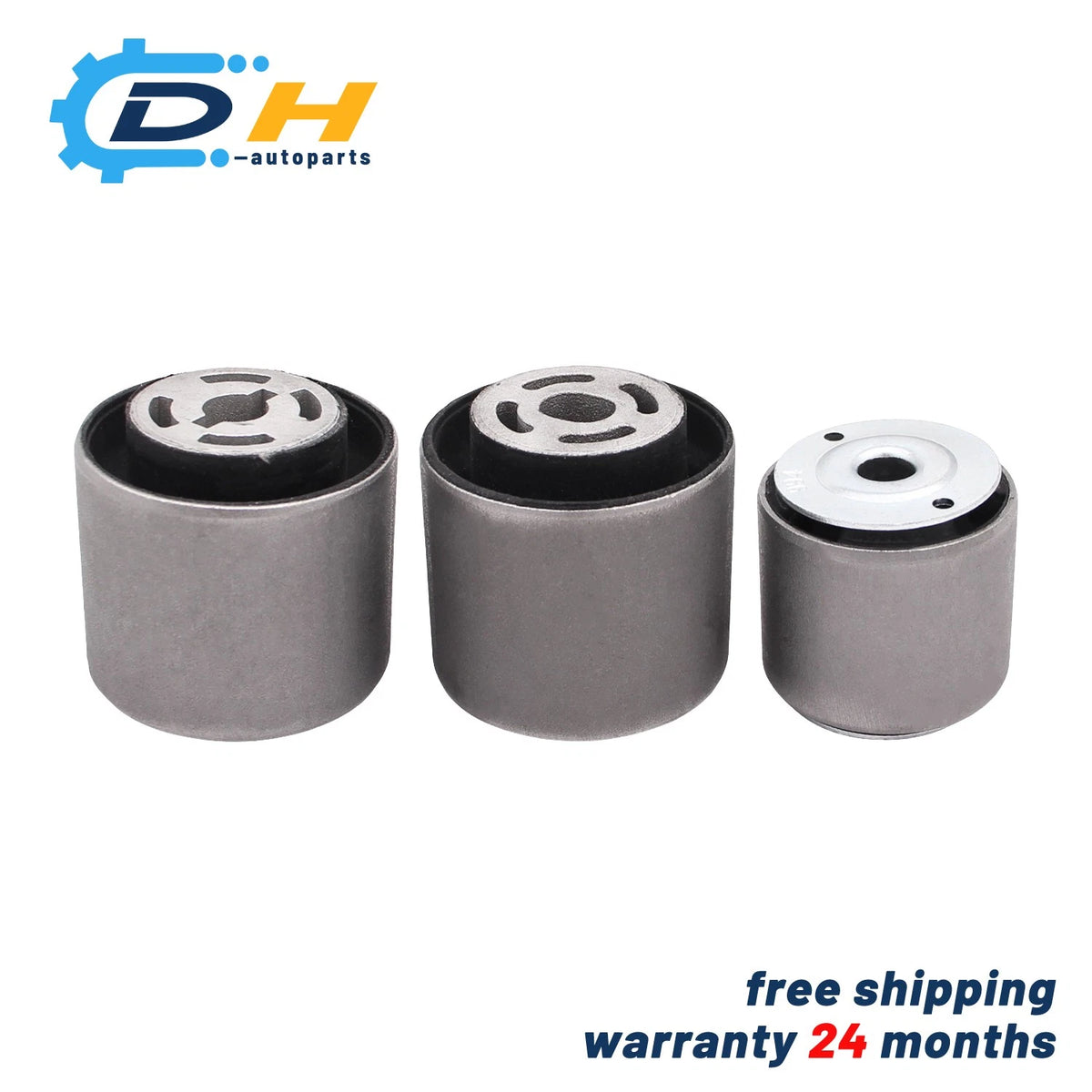 3X Axle Isolator Bushing Set for Jeep Grand Cherokee, Dodge Durango (2011–2019) - 4578845AB, 52124994AB, 68092607AA