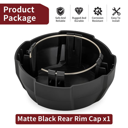 Rear Matte Black Rim Cap for Polaris Ranger Crew SP 570 (2022–2025) 1524066-458
