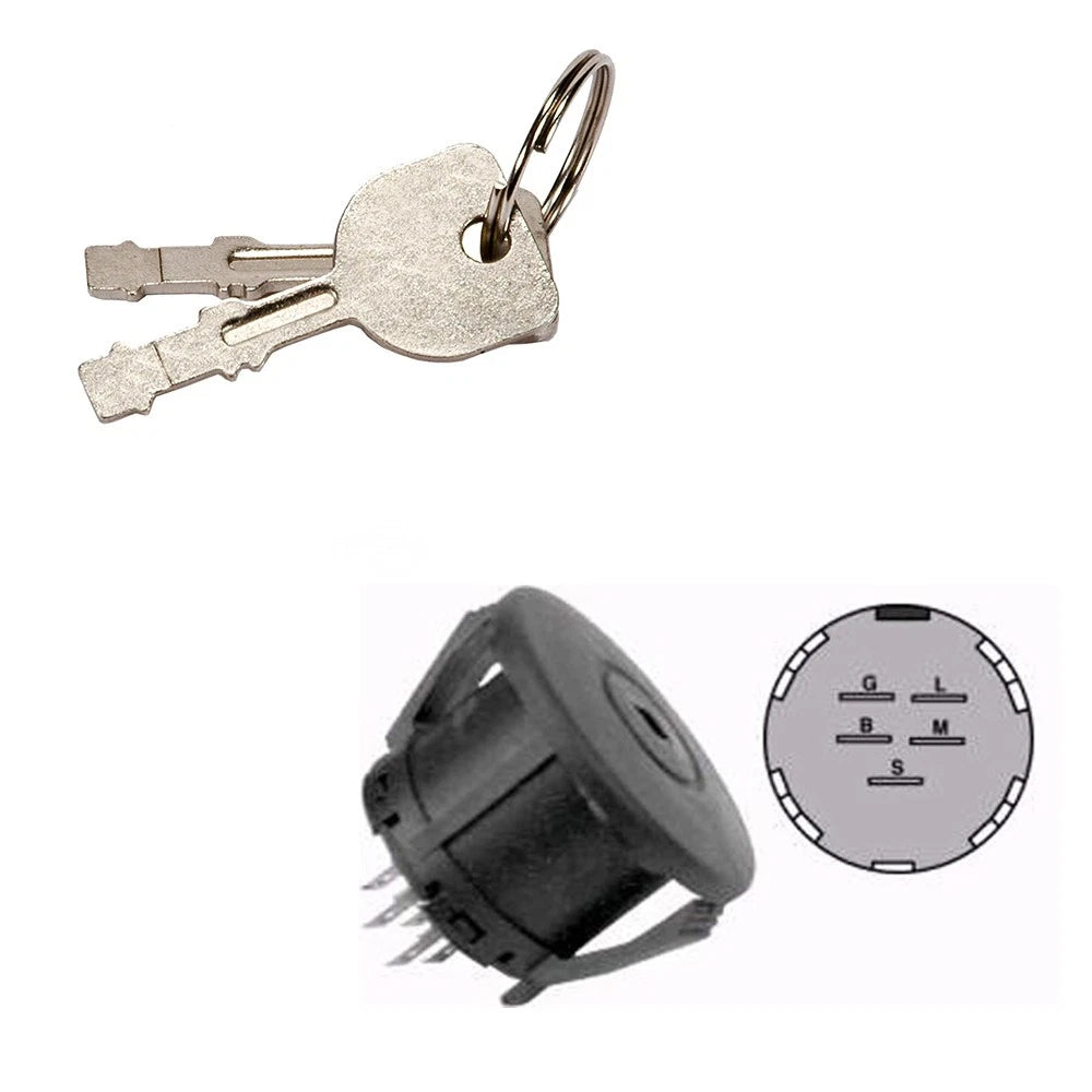 Ignition Switch for Cub Cadet Zero Turn Mowers RZT42 RZT50 RZT54 w/2 Keys