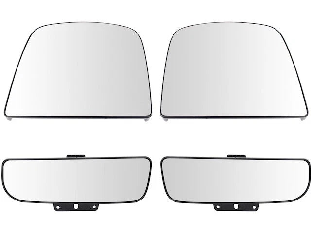 Set of 2 Door Mirror Glass for GMC Savana 1500 (2008–2014) 81851WTGM
