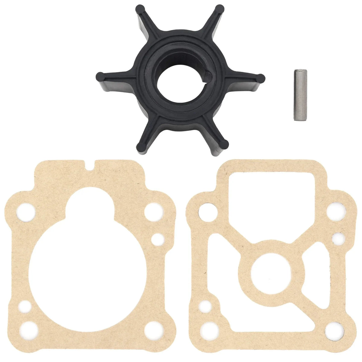 Water Pump Impeller Kit for Tohatsu Nissan Outboard (6/8/9.8 HP) 3B2-65021-1