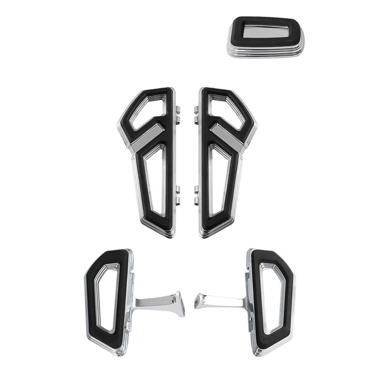 Floorboard & Brake Pedal Pad Set for Harley Road Glide (2000–Present)