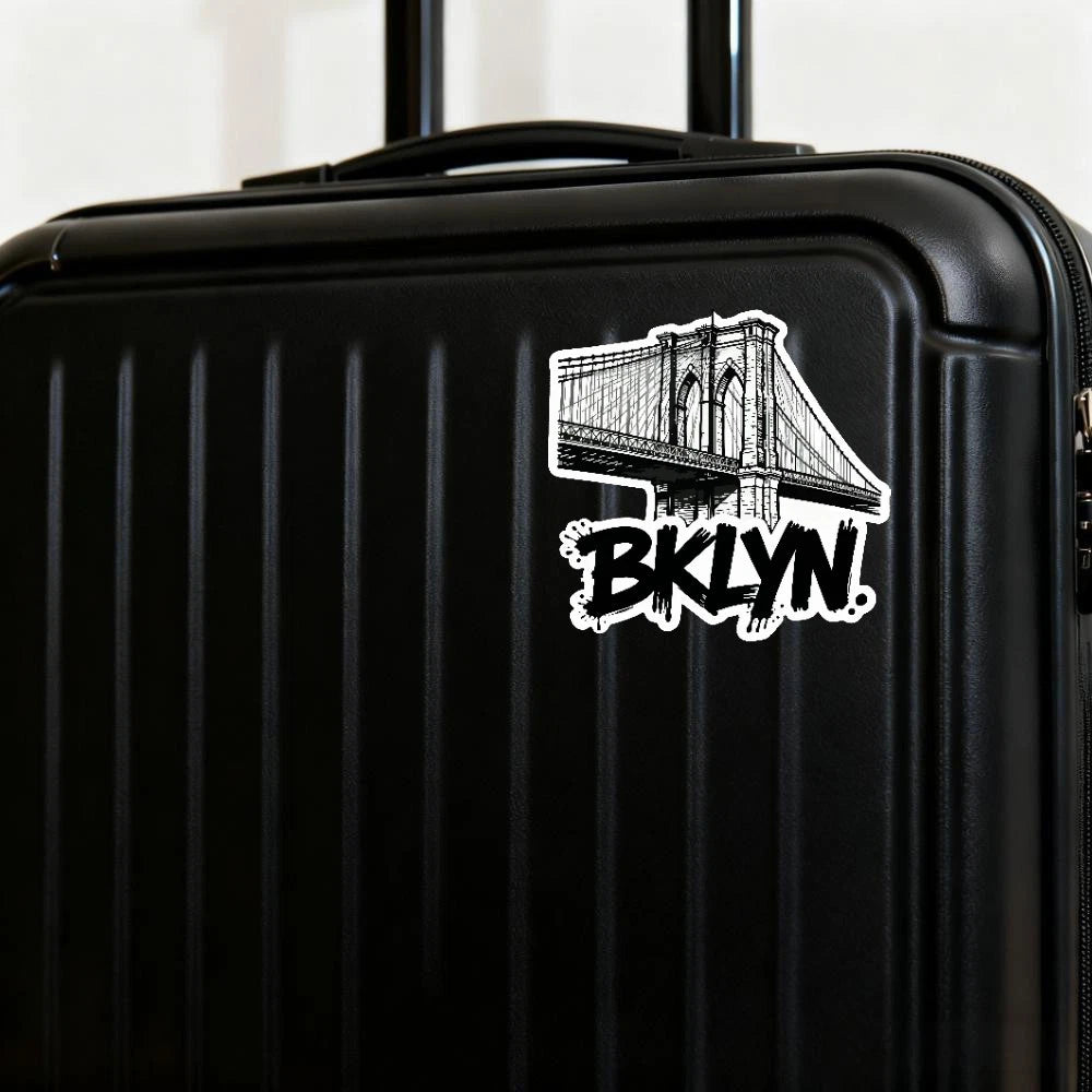 Brooklyn Bridge Stickers for Laptops, Water Bottles, Suitcases