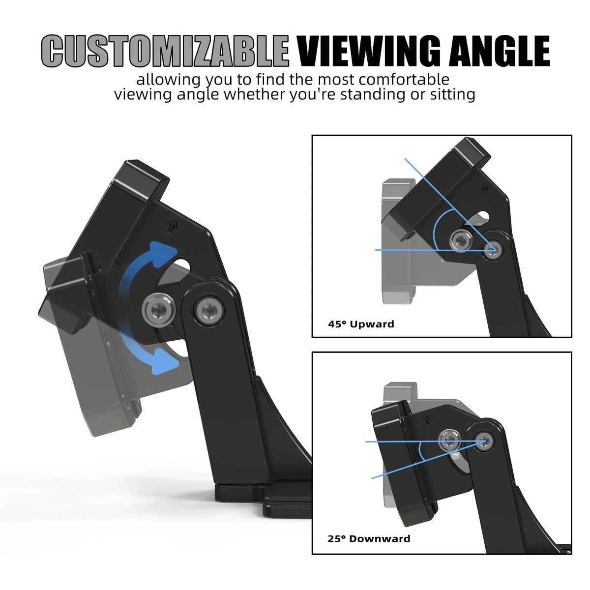 NICECNC Bar Clamp GPS Phone Mount Bracket for KTM 890 Adventure R (2023-2024)