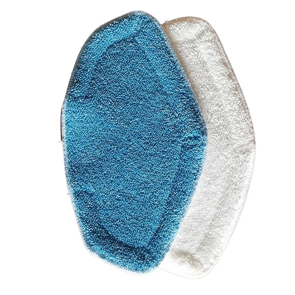 Microfiber Mop Cloths for Hoover Dual Steam Mop Pad (Blue & White)