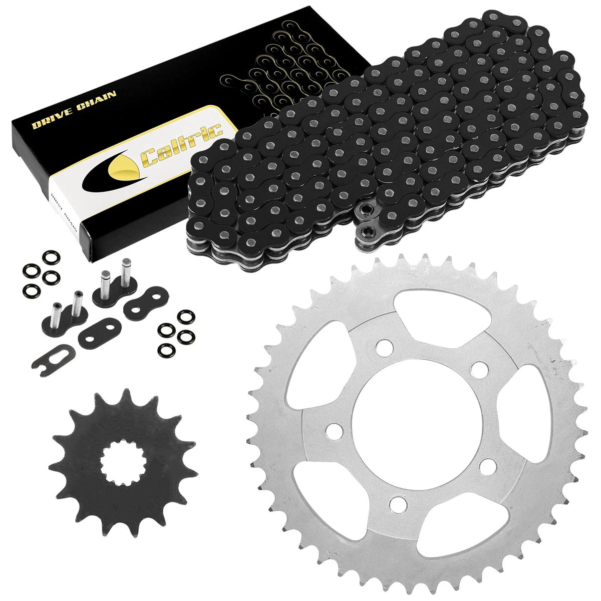 Black O-Ring Drive Chain & Sprocket Kit for Suzuki SV650S (1999–2009) EG1130FS102XO