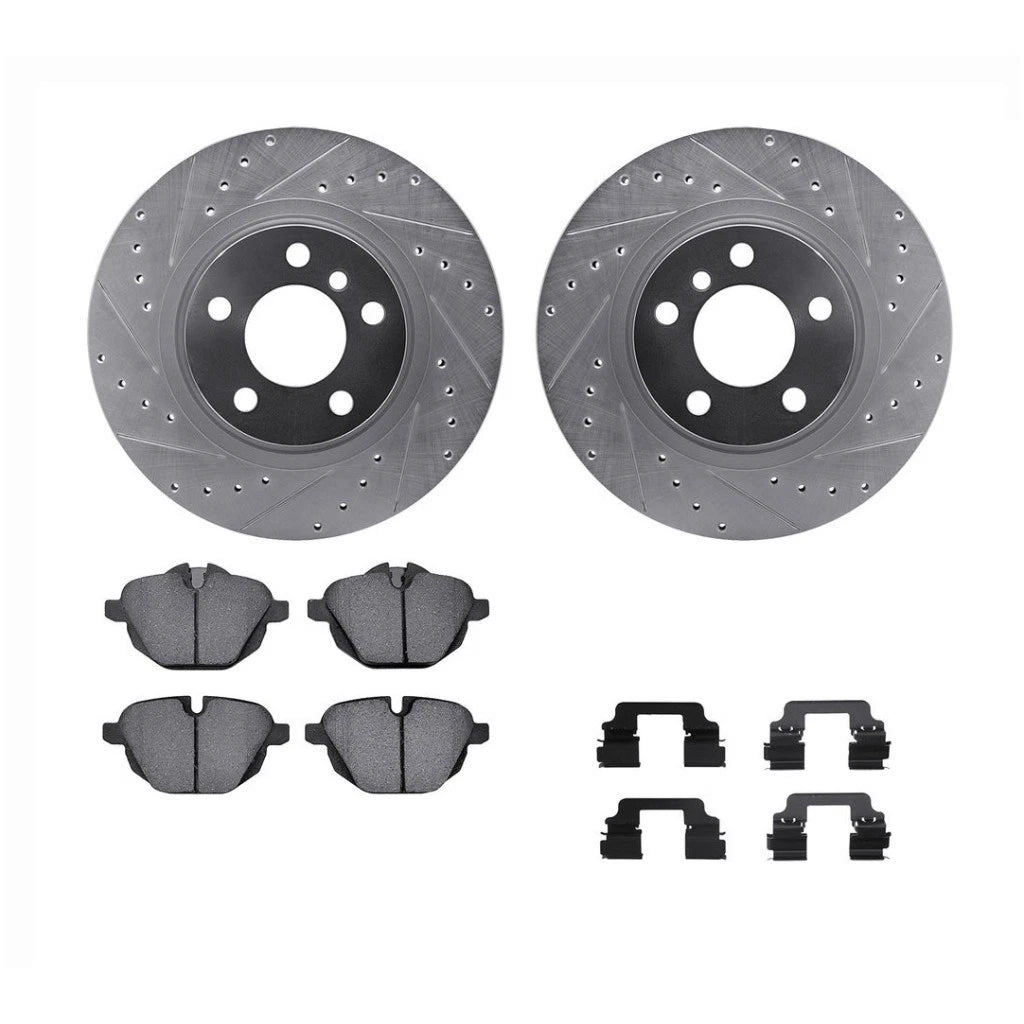 Rotor Set for BMW 530e xDrive (2018–2023) ALX-PAU-DF-7612-31123-CLA4